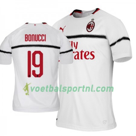 AC Milan Leonardo Bonucci 19 Uit Shirt 2018-19 AC Milan Leonardo Bonucci 19 Uit Shirt 2018-19